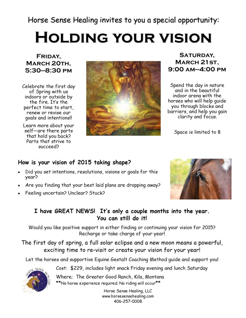 Holding Your Vision