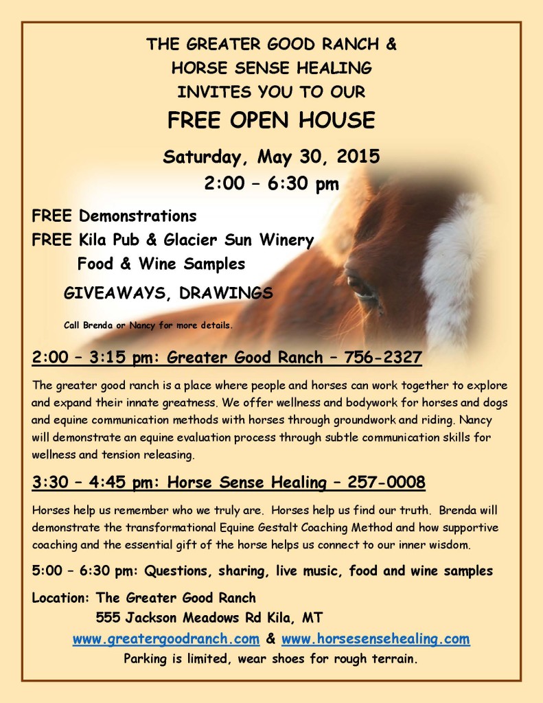 Open House Event Flyer